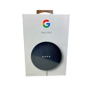 Google Nest Mini (2nd Generation) Smart Speaker - Charcoal
